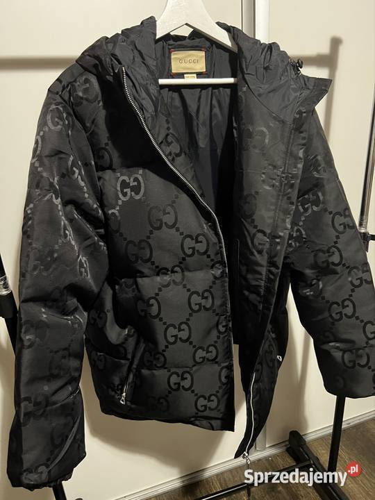GUCCI kurtka zimowa czarna rozmiar 50XL Łódź sprzedam