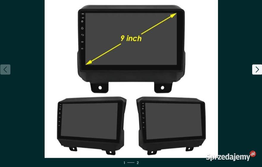 Radio Android 12 Jeep Wrangler JL Gladiator wifi Ożarowice