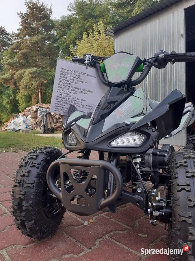 MINI QUAD SPIDI 50CC Spalinowy Rozrusznik 1km Trawniki