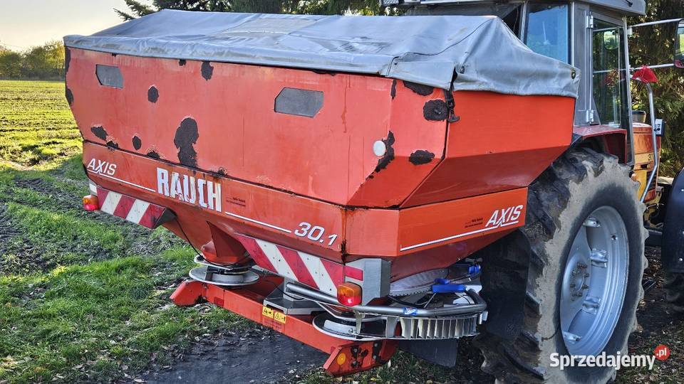 Rozsiewacz Rauch Axis 301 telimat siew graniczny Dzierzbin