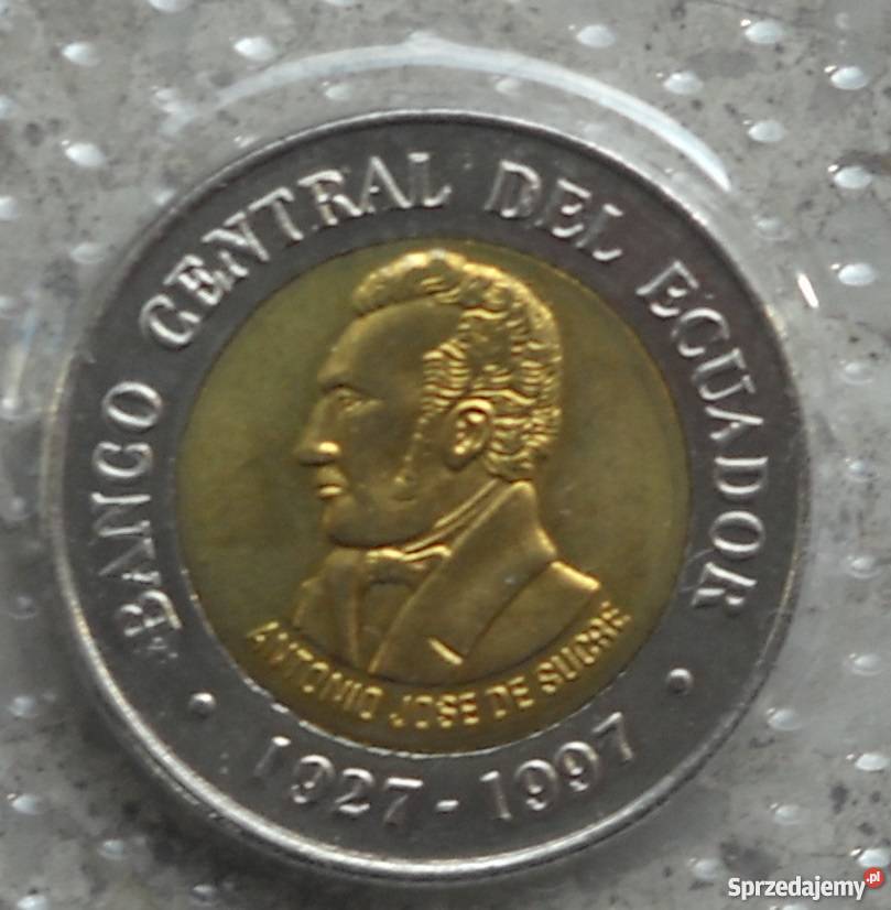 EKWADOR100 SUCRES1997 rMENNICZA Antyki, Sztuka, Kolekcje
