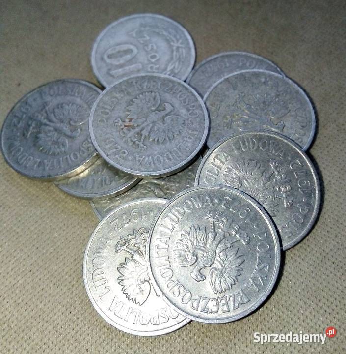 POLSKA10 GROSZY1972 r zzmAL9 SZTUK Legionowo