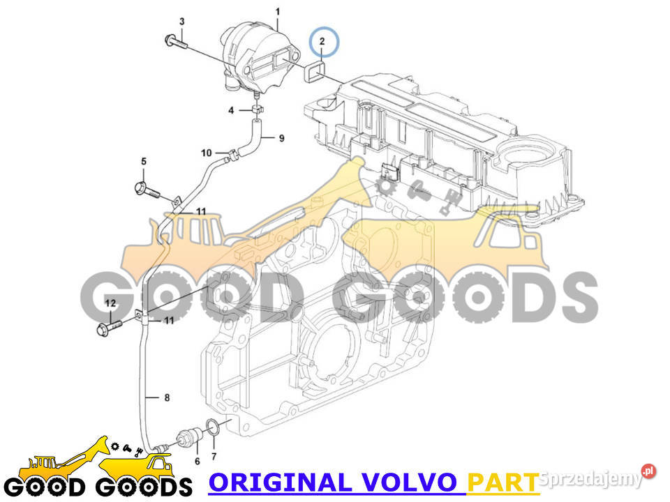 VOLVO USZCZELKA ODMY 21038626