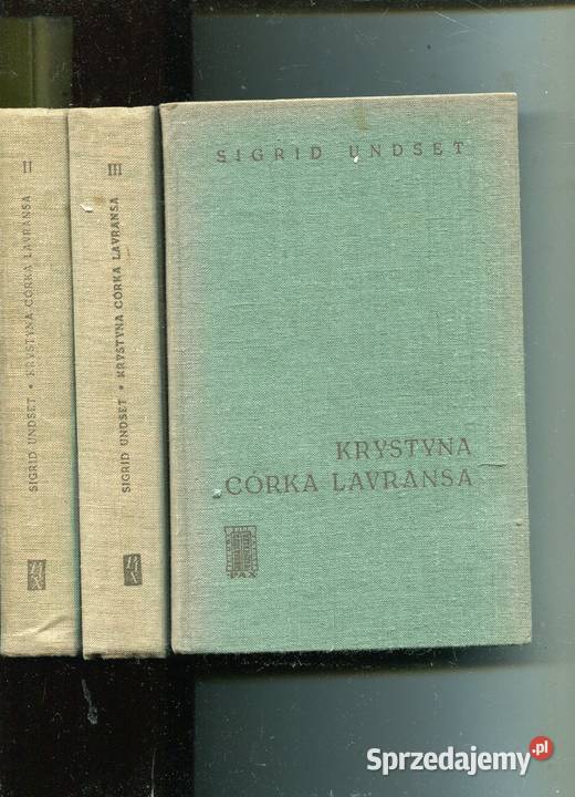 Krystyna córka Lavransa T13 Undset Pozostałe Szczecin