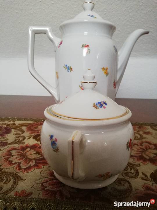 Dzbanek cukiernica porcelana Reinecke Gorlice