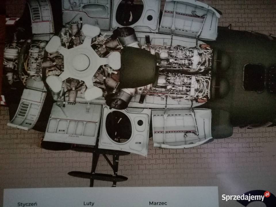 Kalendarz ścienny 2022r WZL widok helikoptera z Łódź sprzedam