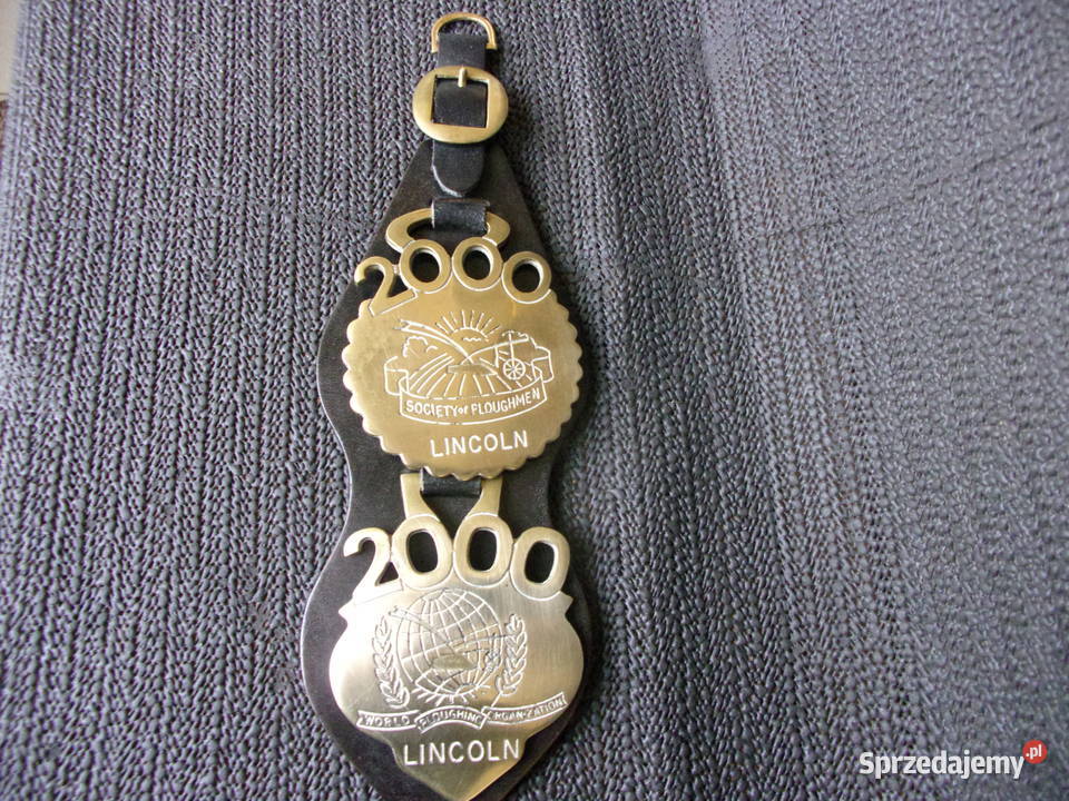 Mosiężna ładne ozdoba Milenijna 2000 poswięcona Warszawa