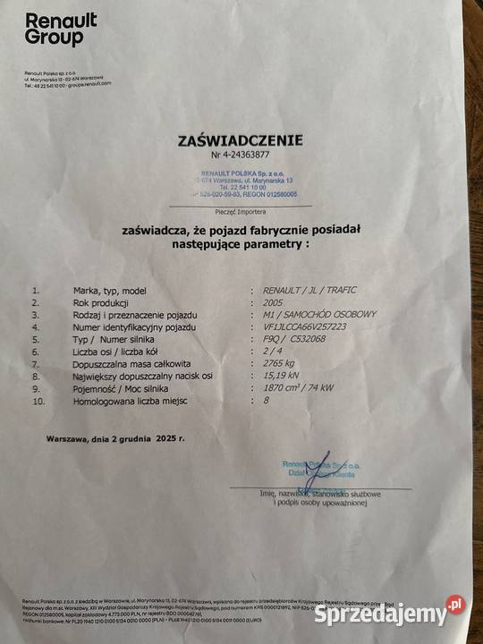 Renault Trafic 1870cm3 Stodolsko