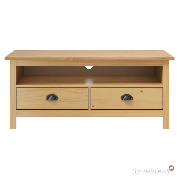 Szafka TV Hill miodowy brąz 110x40x47 lite mazowieckie