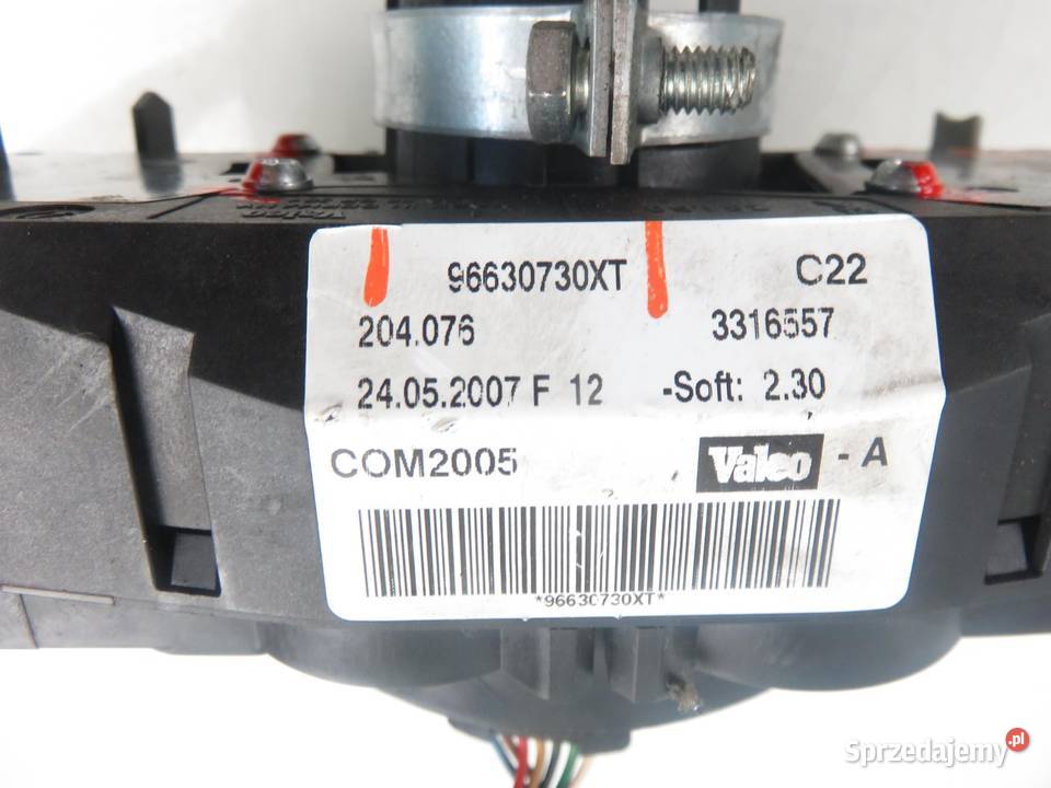 PRZEŁĄCZNIK ZESPOLONY PEUGEOT 207 96630730XT sprzedam