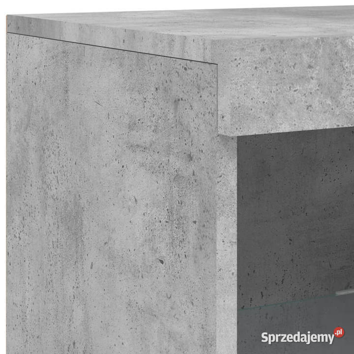 Szafka z oświetleniem LED szarość betonu Warszawa