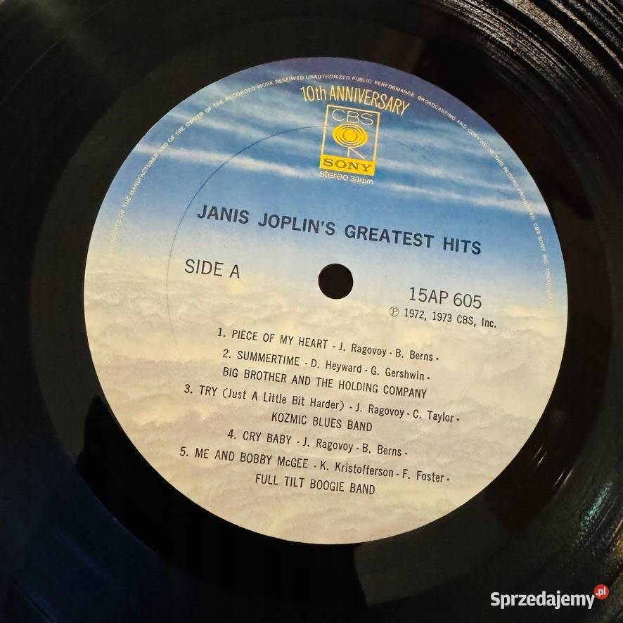 Janis Joplin Janis Joplin Greatest Hits EXNM Gdańsk