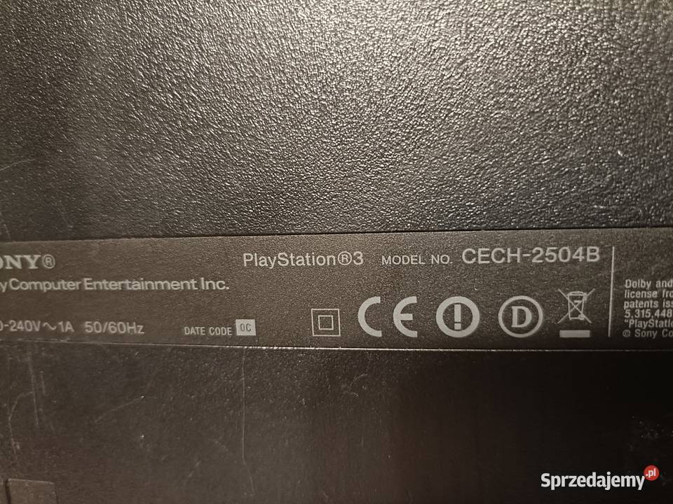 SONY PlayStation3 CECH2504B Sony Playstation 3 Konsole i automaty Poznań