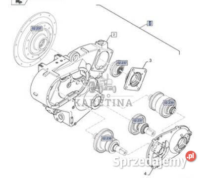 Holland CR9080 Skrzynia Biegów Kompletna CZĘŚCI wielkopolskie