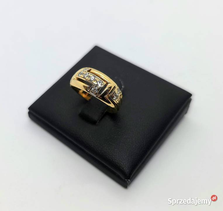 Złoty pierścionek próby 585 324g Rozmiar 10 Pierścionki warmińsko-mazurskie