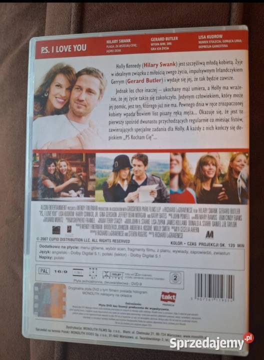 Płyta DVD z filmem Kocham Cię Konin