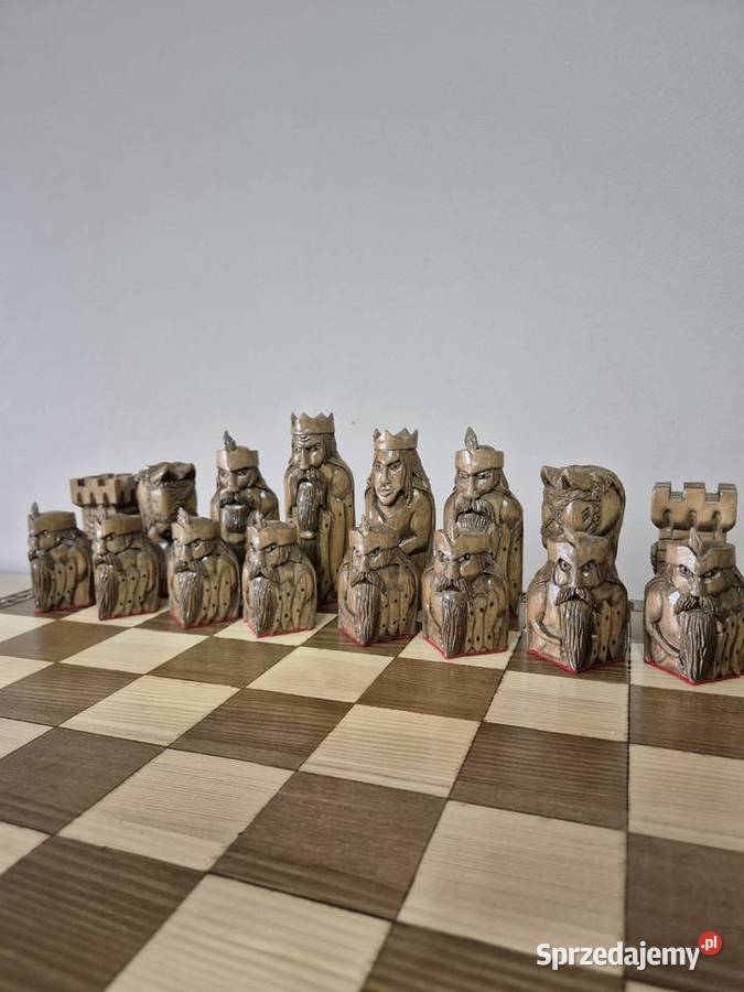 Ręcznie robione szachy z drewna śląskie Bielsko-Biała