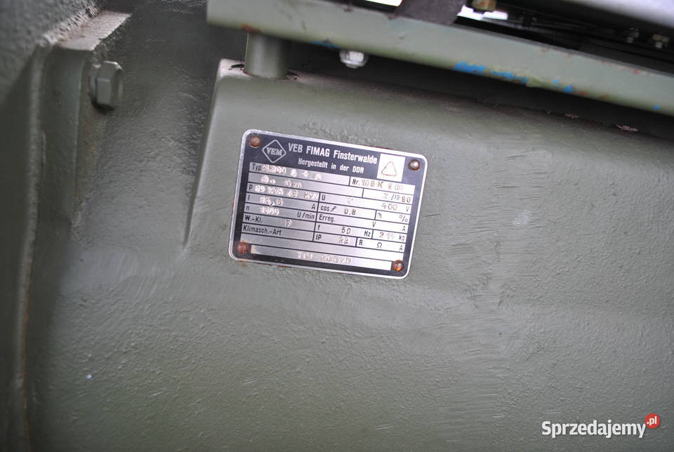 Agregat Prądotwórczy IFA Fimag TGL20675 60kva pomorskie Sierakowice