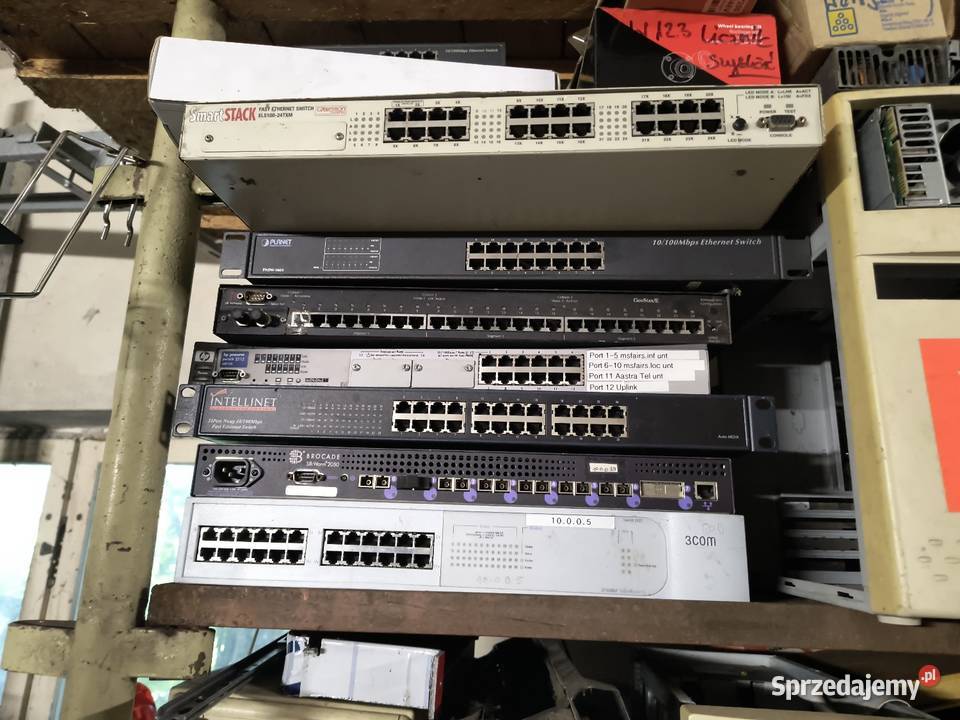 Switche rack różne 1 FastEthernet 100Mbit Kraków