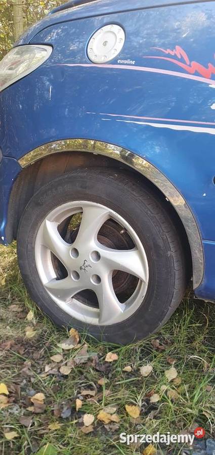 Peugeot 206 cc nakładki na błotnikinadkola chrom Wałbrzych