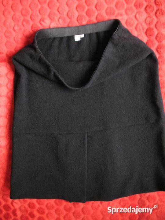 Spódnica Czarna wełna dzianina 42 XL biodra 100 Siedlce