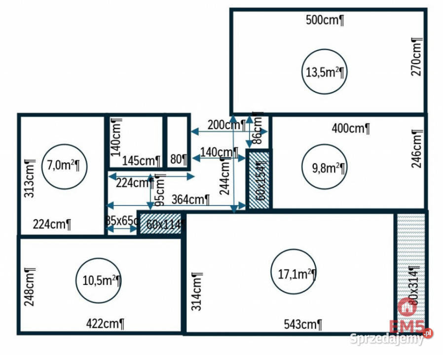 Mieszkanie Suwałki 67m2 4pok blok