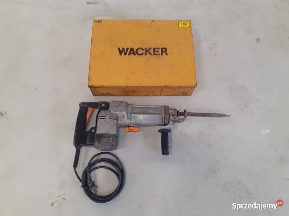 MŁOT WYBURZENIOWY WACKER EHB 10220 190 makita Rok produkcji 1900 Trzebnica