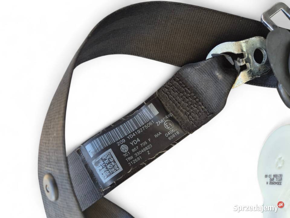 PAS BEZPIECZEŃSTWA PRZÓD PRAWY LEWY VW PASSAT B6 osobowe Działoszyce