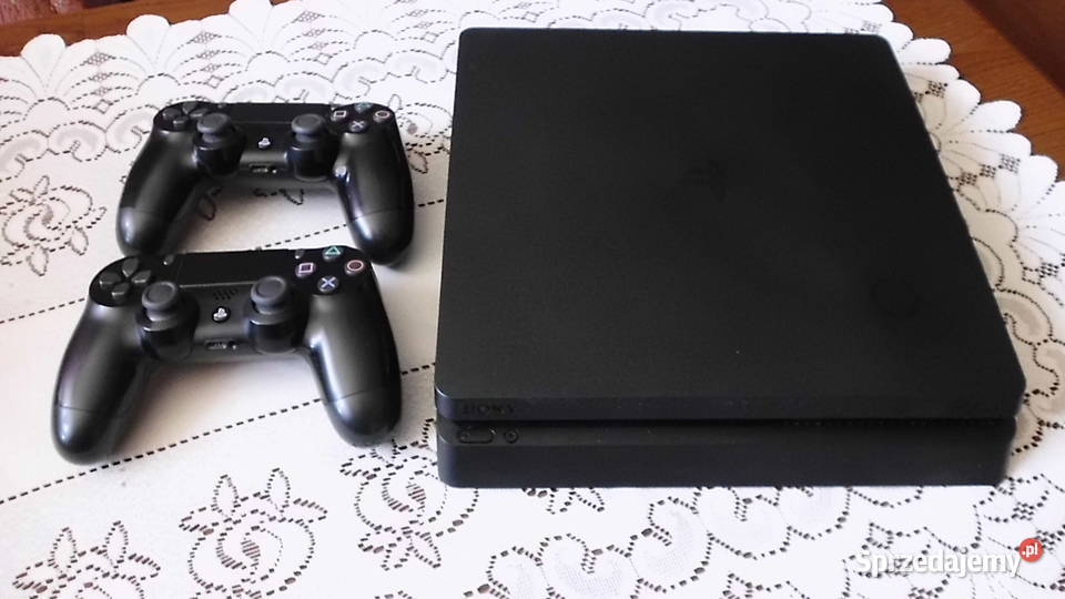Konsola PlayStation 4 slim CUH2216B 2pady gry Łańcut
