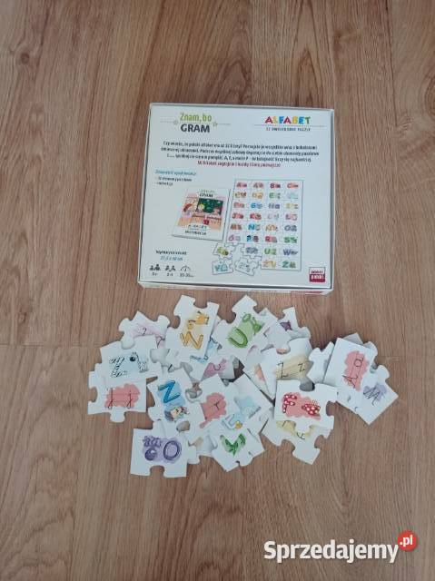 Trefl Znam bo GRAM ALFABET 32 dwustronne puzzle Puzzle Chorzów