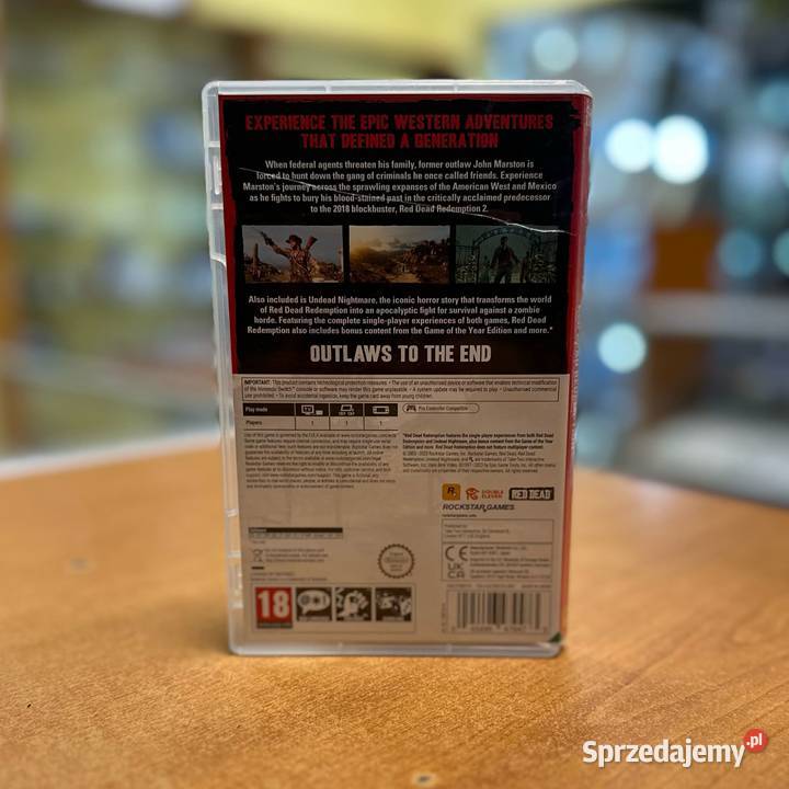 Gra na Nintendo Switch Red Dead Redemption Nintendo Wii Elbląg