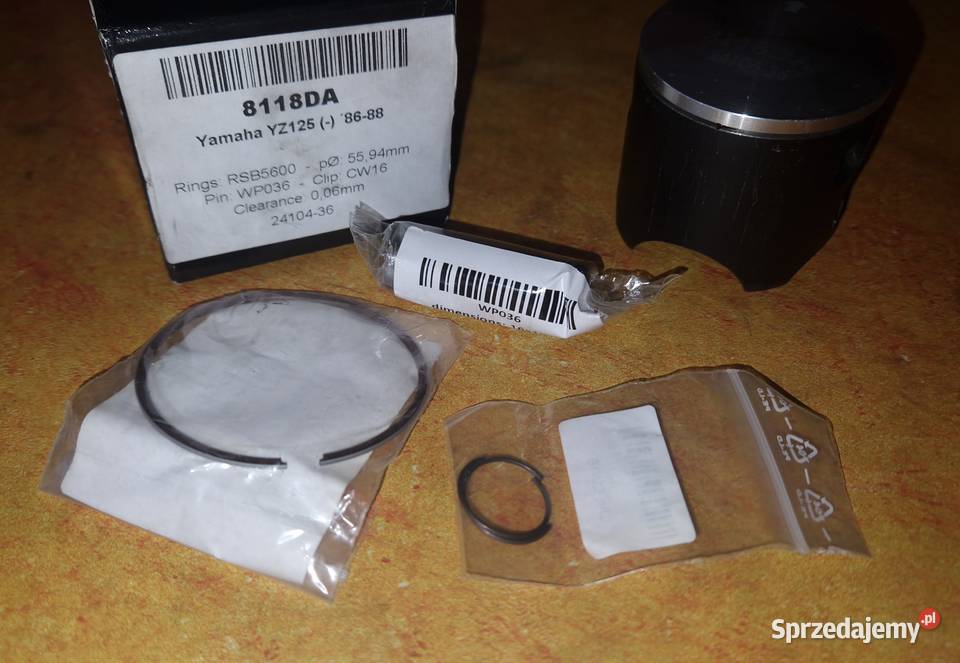 WOSSNER TŁOK YAMAHA 2T YZ 125 8688 5594MM 8118DA Świętochłowice