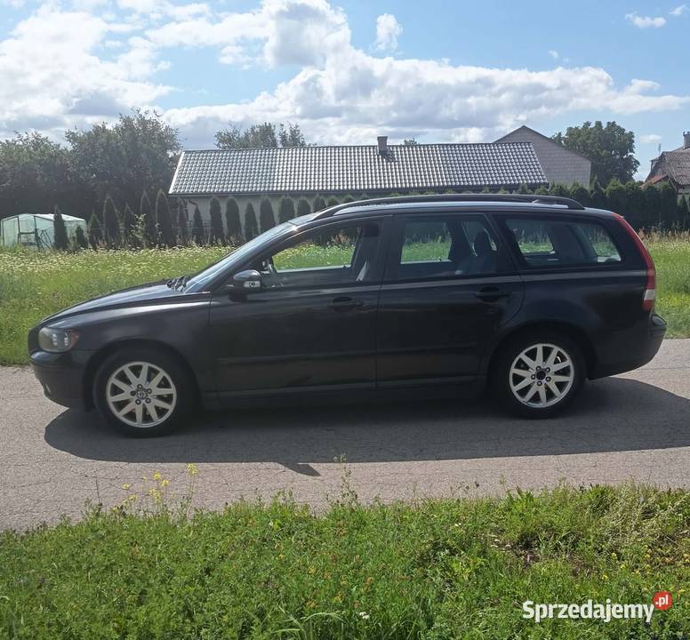 Volvo V50 20 136 czarny lubelskie Opole Lubelskie sprzedam