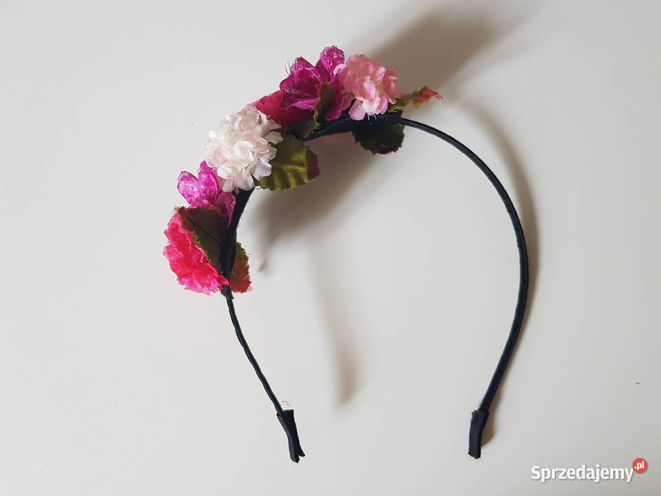 Opaska z kwiatami metalowa Warszawa