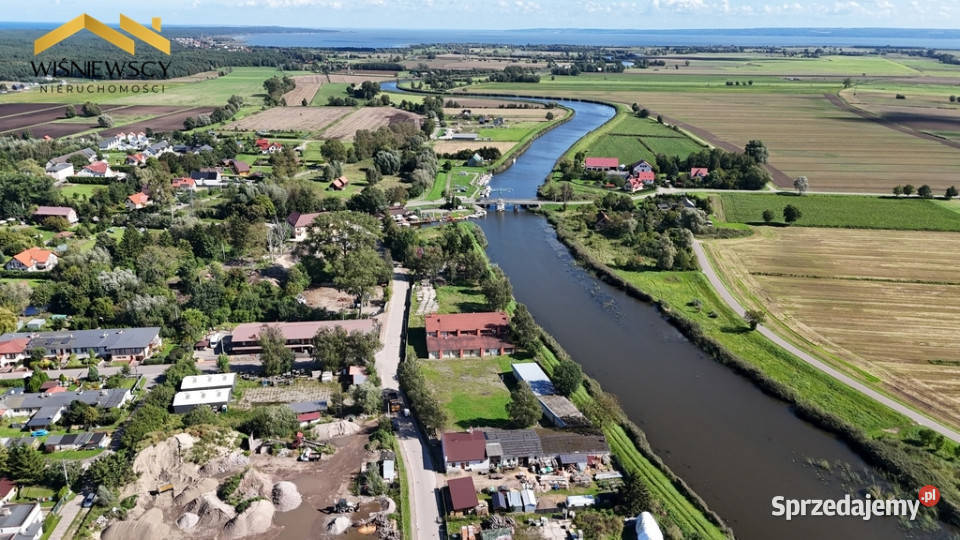 Działka o pow 2300 mkw z budynkami o pow 530 mkw Sztutowo sprzedam