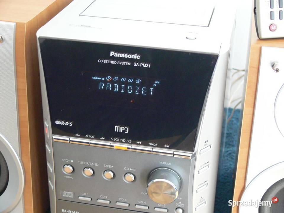 Wieża Panasonic SAPM31 pil RDS mp3 kolumny Jasło