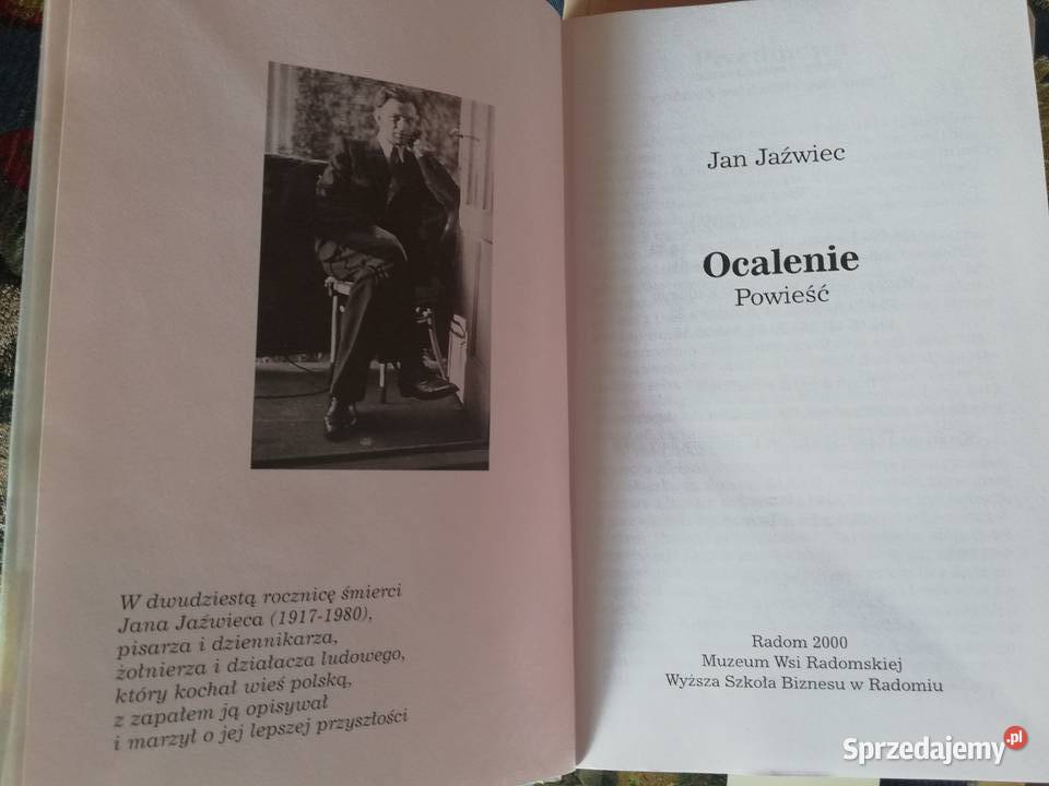 Jan Jaźwiec Ocalenie Oczekiwanie Powroty w Kraków