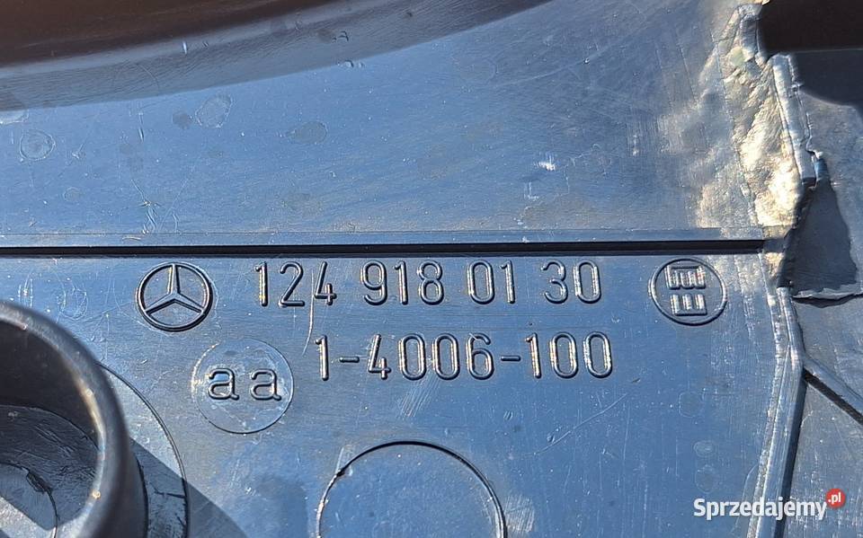 MERCEDES W124 OSŁONA FOTELA 1249180130 NIEBIESKI mazowieckie Radom