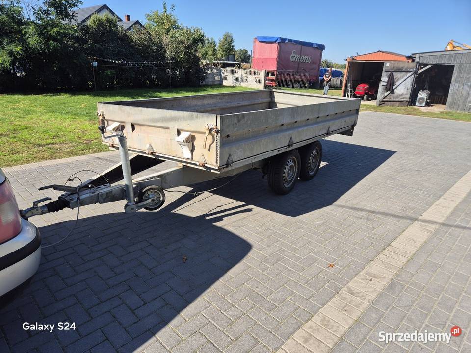Przyczepka samochodowa platforma 35x16 Brenderup Stara Kaźmierka sprzedam