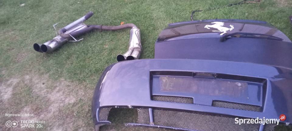 Zderzak tuning wydechy klapa szyby fiat Punto 2 Rząśnia