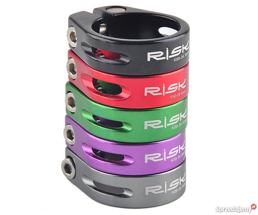 Obejma zacisk RISK aluminium 2 kolory 349mm Dęblin