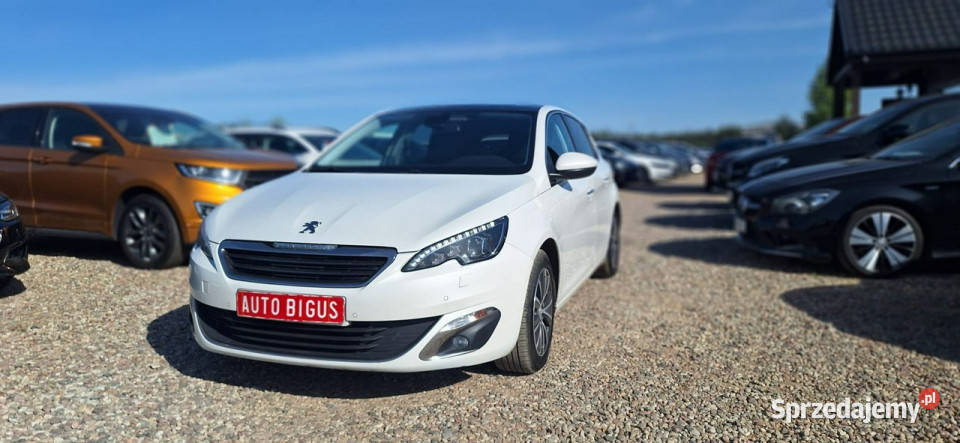 Peugeot 308 Ledy xsenon navi panorama biała isofix Lębork