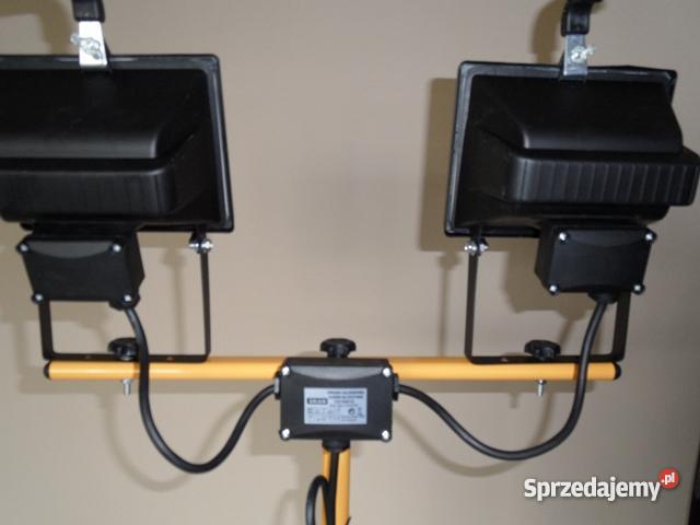LAMPA HALOGENOWA NA STATYWIE 2X500W Krotoszyce
