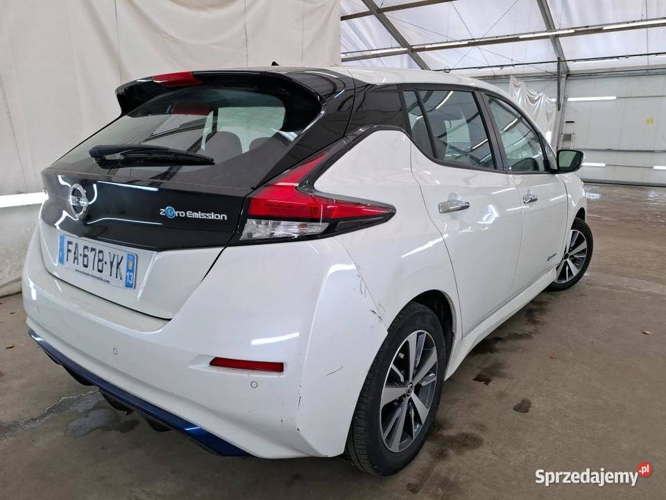 Nissan Leaf 40kWh Bogata Faktura 23 VAT nieuszkodzony Oświęcim