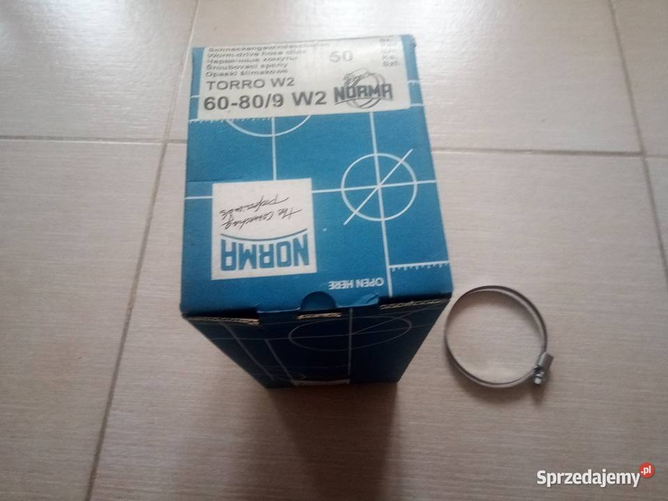 Opaska ślimakowa NORMA 6080 mm Brzozów sprzedam