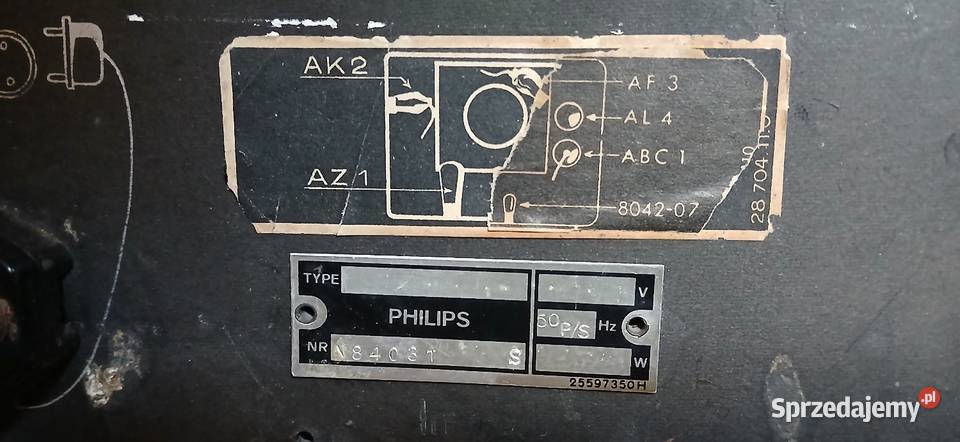 Radio lampowe firmy Philips z lat 30 tych Kraków