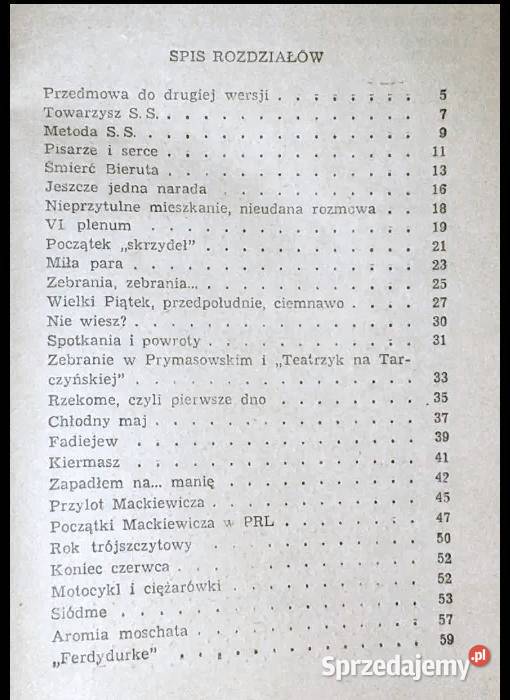 Pół wieku poślizg Jerzy Putrament Chełm sprzedam