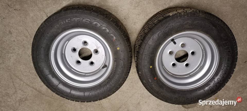 Koła przyczepy lawety 10 kompletne para 2 Leszno sprzedam