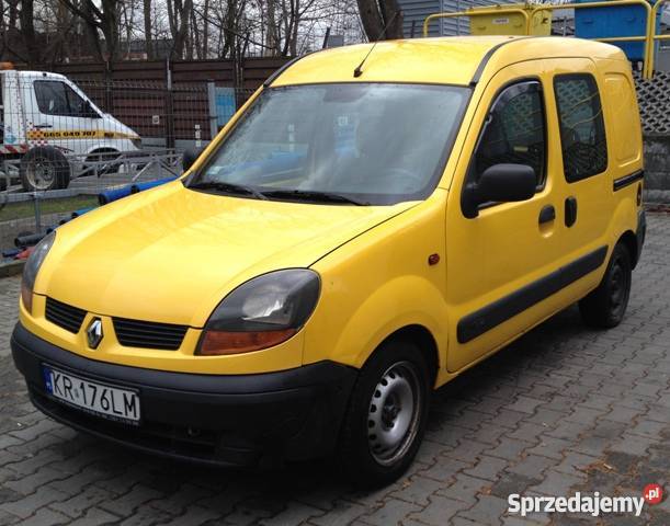 Renault Kangoo 5 osobowy 15dci 2003r ekonomiczny manualna małopolskie Kraków