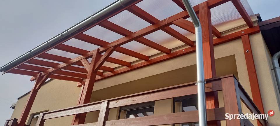 zadaszenie poliwęglan komorowy Architektura ogrodowa Błotnica Strzelecka
